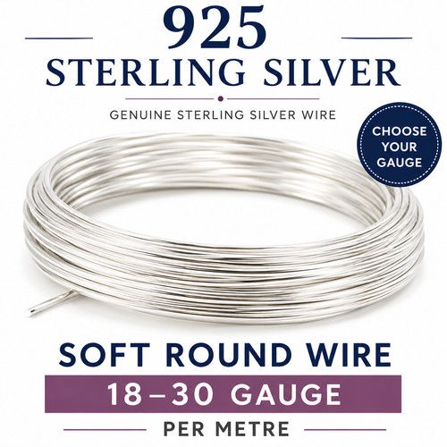 925 sterling silber runddraht - 925,