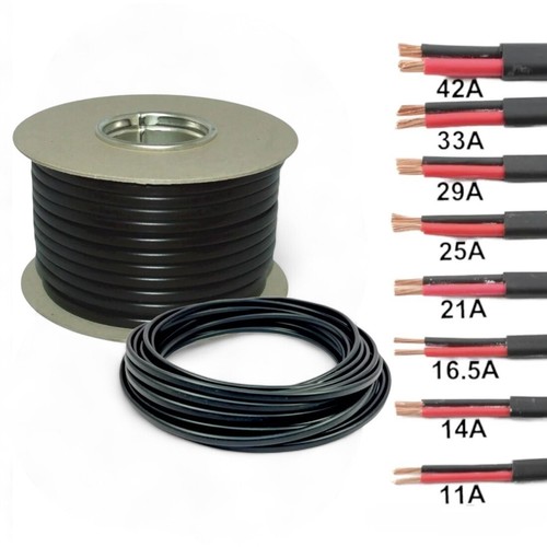 Twin adriges kabel - 2-adriges, 12v