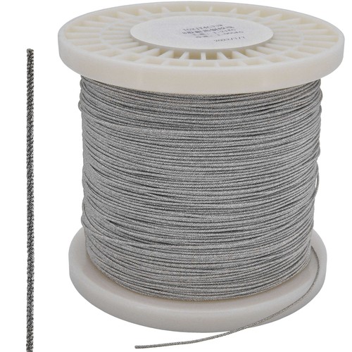 Meter silber litze draht - 1,