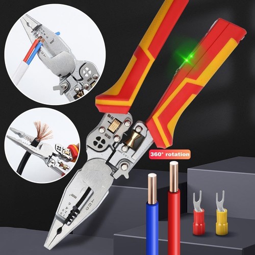 Abisolierzange mit - 9-in-1,
