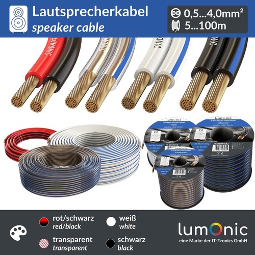 100m lautsprecherkabel - 5-100m,