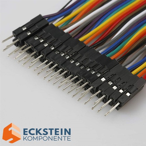 10x1pin 40cm jumper - jumper, kabel