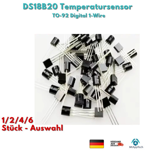 Ds18b20 temperatursensor 92 - ds18b20, to-92