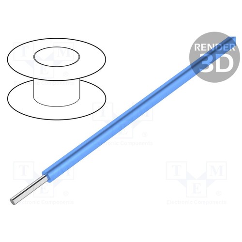 Alpha wire 3055 bl005 - wire, 3055/1-bl005