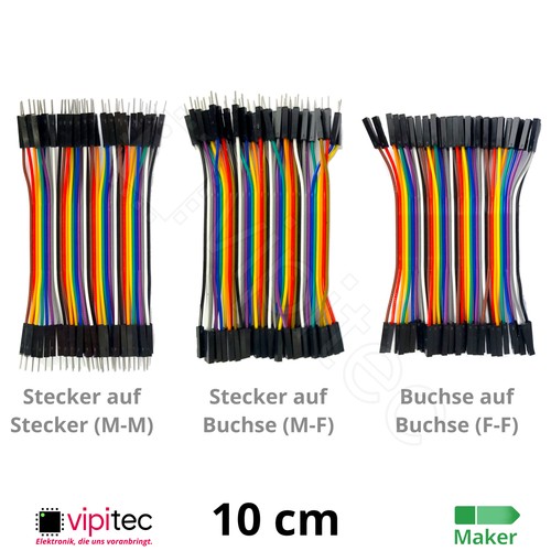 10cm dupont jumper kabel - jumper,