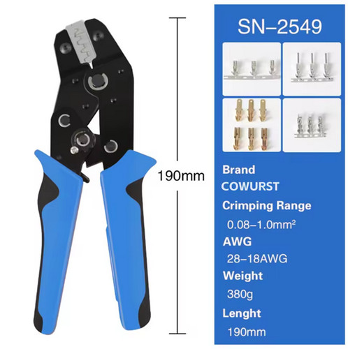 Crimpzange 2549 ratcheting - crimpzange,